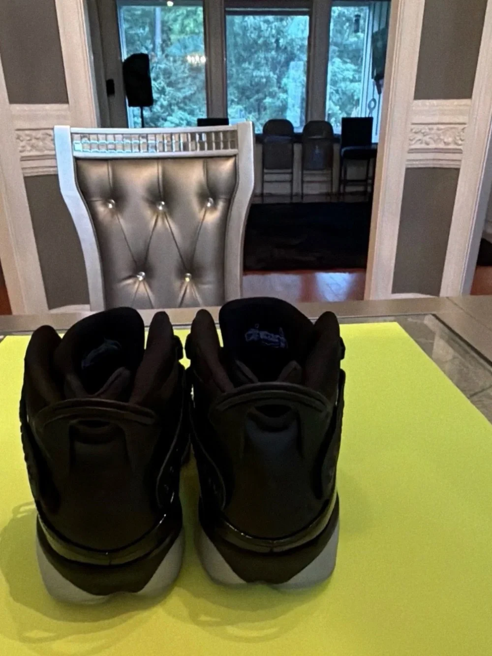 Jordan Air Jordan 6 Rings Black Ice Mid Top Sneakers 322992-011